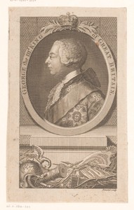 Portret van George III van het Verenigd Koninkrijk