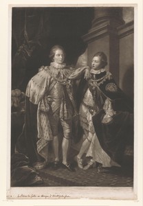 Portret van George IV en Frederik van York als kinderen