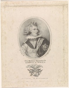 Portret van George IV, koning van Engeland en Hannover