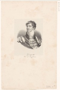 Portret van George IV van het Verenigd Koninkrijk