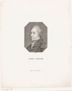 Portret van George Keith Elphinstone