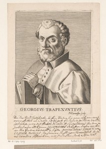 Portret van George of Trebizond