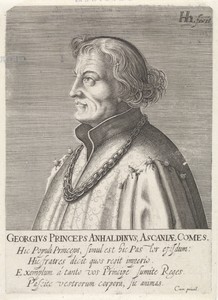 Portret van George, prins van Anhaldt-Zerbst-Dessau