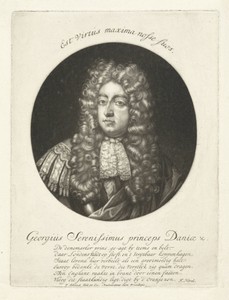 Portret van George, prins van Denemarken