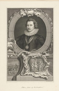 Portret van George Villiers