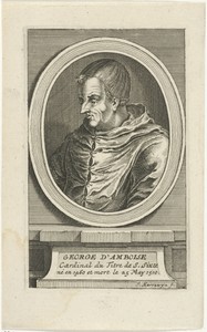 Portret van Georges d'Amboise, aartsbisschop van Rouen