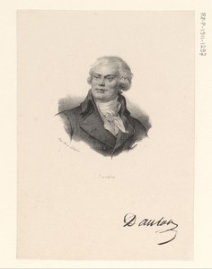 Portret van Georges Jacques Danton
