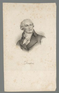Portret van Georges-Jacques Danton