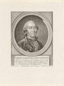 Portret van Georges Louis Leclerc graaf de Buffon