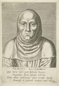 Portret van Georgius Macropedius