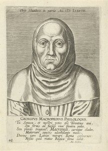 Portret van Georgius Macropedius