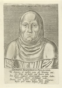 Portret van Georgius Macropedius