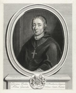 Portret van Georgius Paulus de Mauleurier Langeron