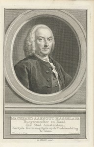 Portret van Gerard Aarnout Hasselaer