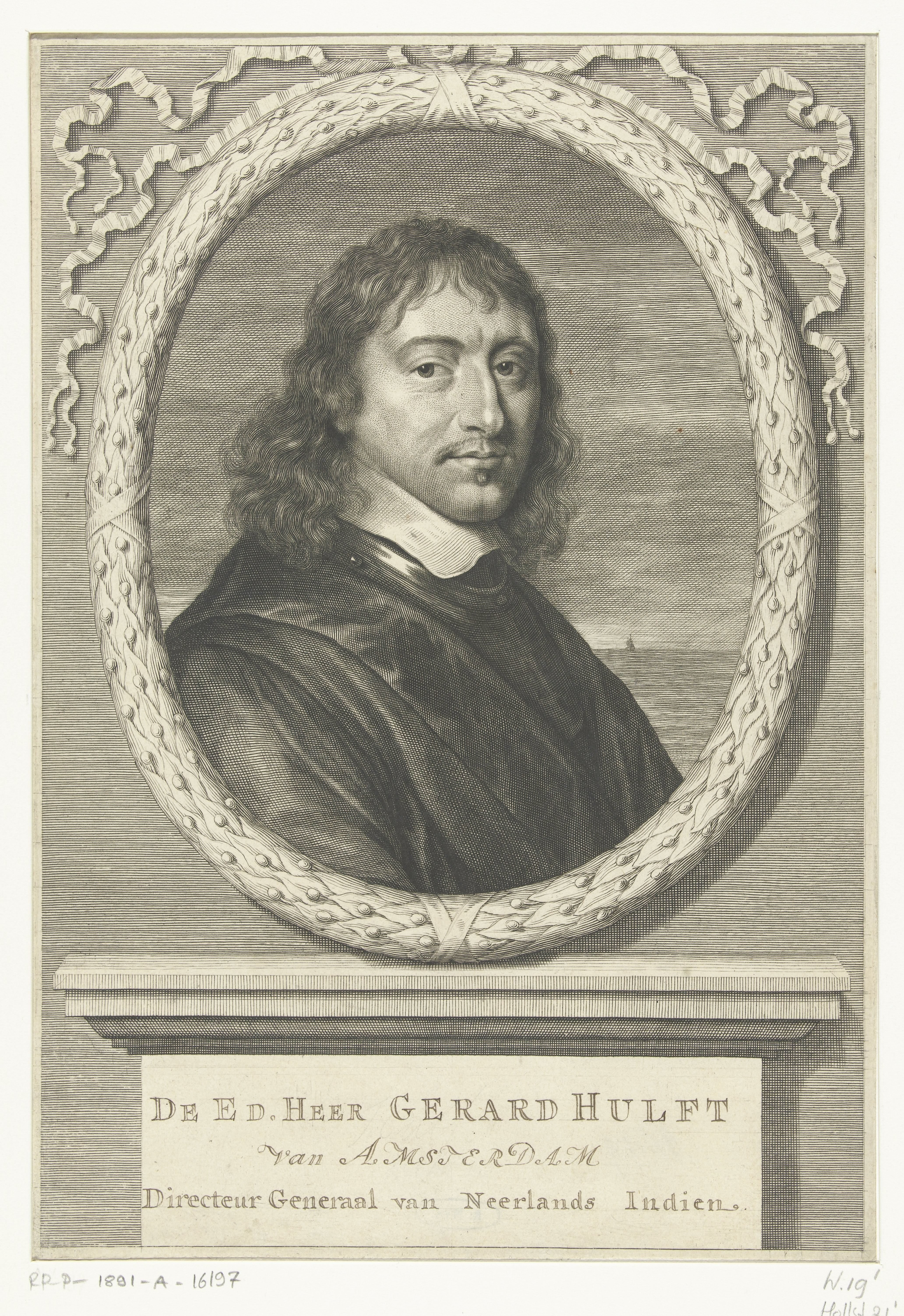 Portret van Gerard Hulft by Abraham Bloteling