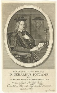 Portret van Gerard Potcamp, pastoor en aartspriester van Lingen