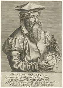 Portret van Gerardus Mercator