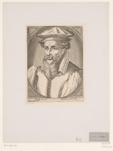 Portret van Gerardus Mercator