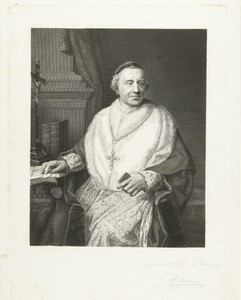 Portret van Gerardus Petrus Wilmer, bisschop van Haarlem