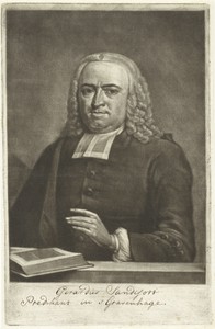 Portret van Gerardus Sandifort