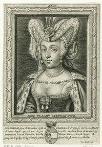 Portret van Gerberga van Neder-Lotharingen