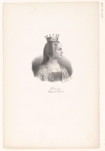 Portret van Gerberga van Saksen