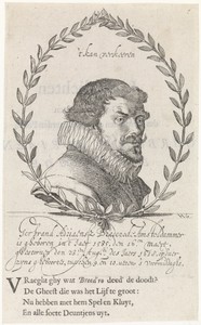 Portret van Gerbrand Adriaensz. Bredero