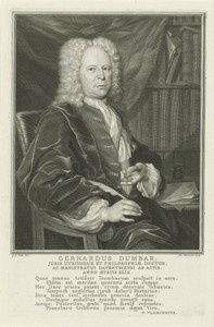 Portret van Gerhard Dumbar op 49-jarige leeftijd