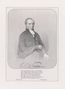 Portret van Gerhard Heinrich van Senden