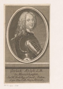 Portret van Gerlach Adolph von Munchhausen