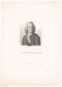 Portret van Germain Pichault de La Martinière