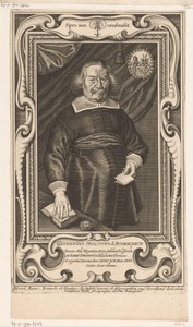 Portret van Gernand Philipp von Schwalbach op 66-jarige leeftijd