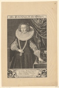 Portret van Gertrud Maria Rissel