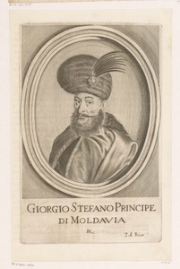 Portret van Gheorghe Duca, prins van Moldavië en Walachije