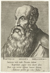 Portret van Gian Battista Gelli