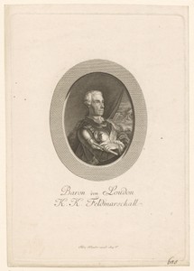 Portret van Gideon Ernst von Laudon