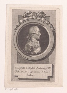 Portret van Gideon Ernst von Laudon