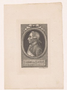 Portret van Gideon Ernst von Laudon