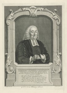 Portret van Gijsbertus Matthias Elsnerus