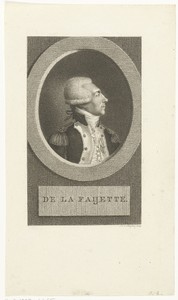 Portret van Gilbert du Mortier markies de La Fayette