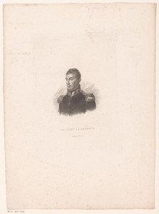 Portret van Gilert du Motier, markies de la Fayette