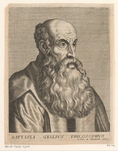 Portret van Giovan Battista Gelli