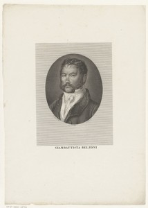 Portret van Giovanni Battista Belzoni