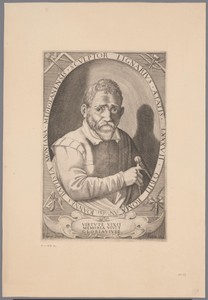 Portret van Giovanni Battista Montano op 87-jarige leeftijd