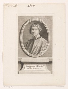 Portret van Giovanni Crisostomo Trombelli