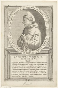 Portret van Giovanni da Parma, 6de Minister Generaal van de franciscaner orde