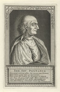 Portret van Giovanni Gioviano Pontano