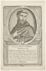 Portret van Giovanni Parenti, 1ste Minister Generaal van de franciscaner orde