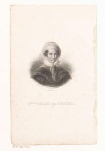 Portret van Giuseppa Tornielli Bellini