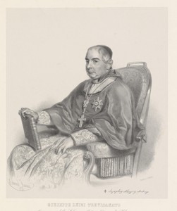Portret van Giuseppe Luigi Trevisanato, aartsbisschop van Udine